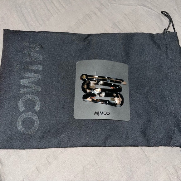 Mimco Hair Clip Set (3-piece) Black Pearl - Picture 2 of 3